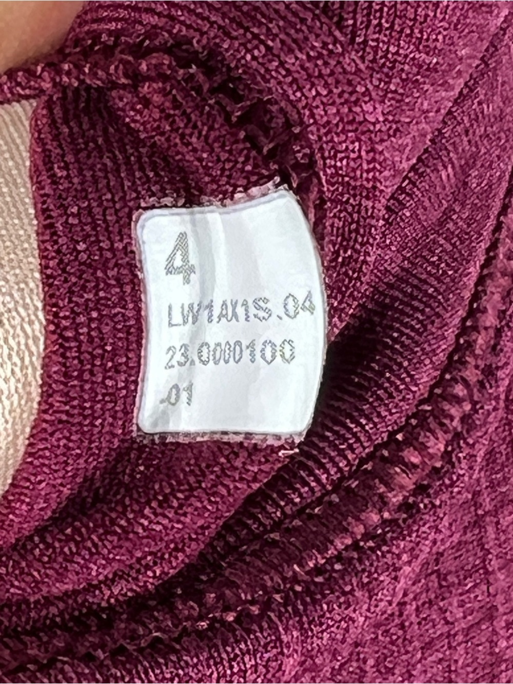 Lululemon Ebb to Street Tank Top Ribbed Raspberry Color Size 4 - Picture 7 of 7
